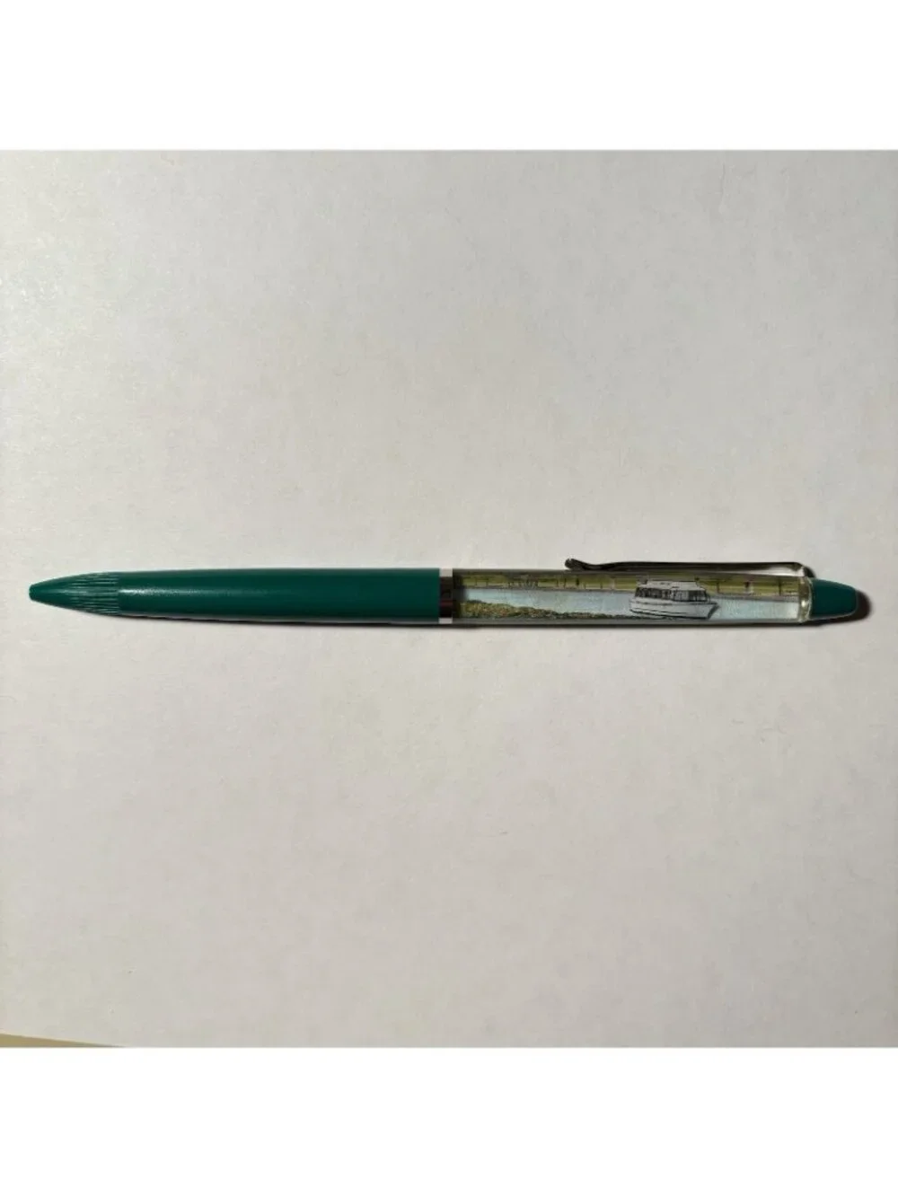 The Woodlands Texas Floaty Pen Boat Moves Advertising Collectible Promo Novelty